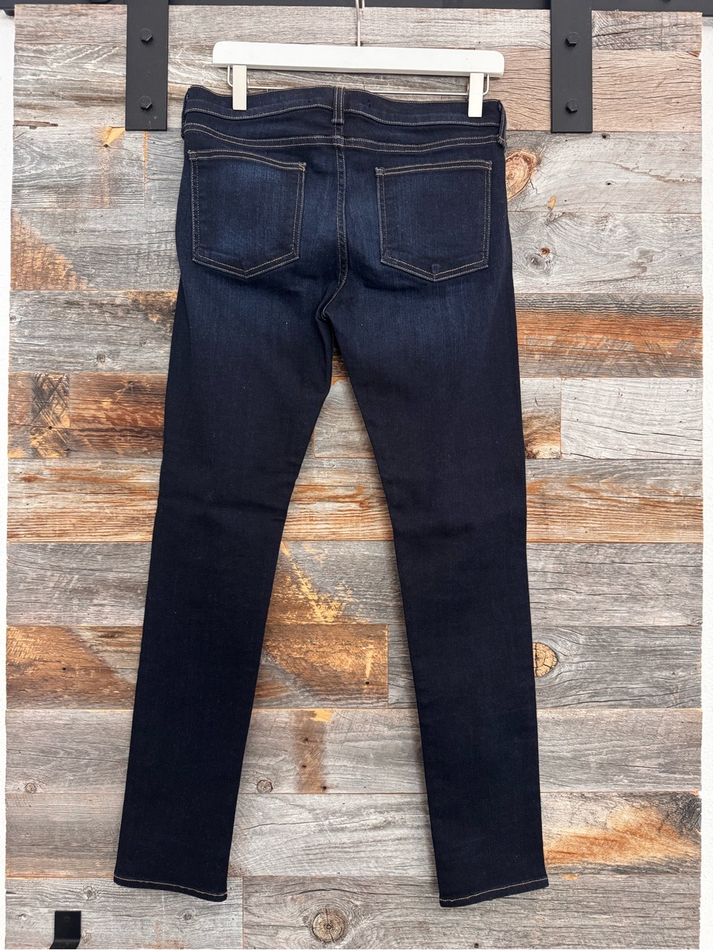 Veronica Beard Brooke Mid-Rise Skinny Jeans in Deep Blue Wash - Picture 2 of 7